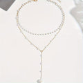 Refined Double-Layer Tassel Necklace