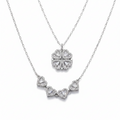 Trinity Clover Luxe Necklace (3-Tone Edition)