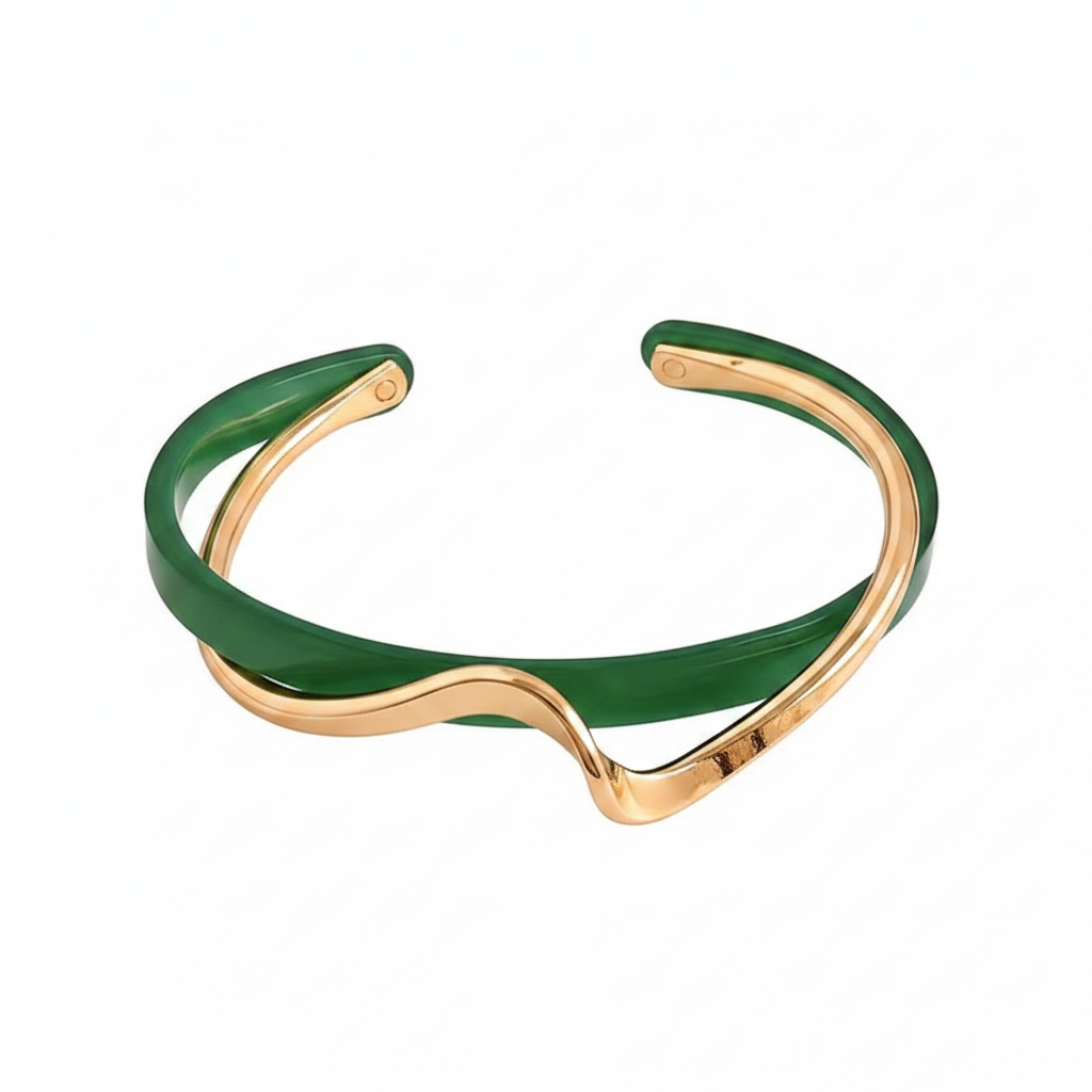 Aurelia Wave Gold Cuff