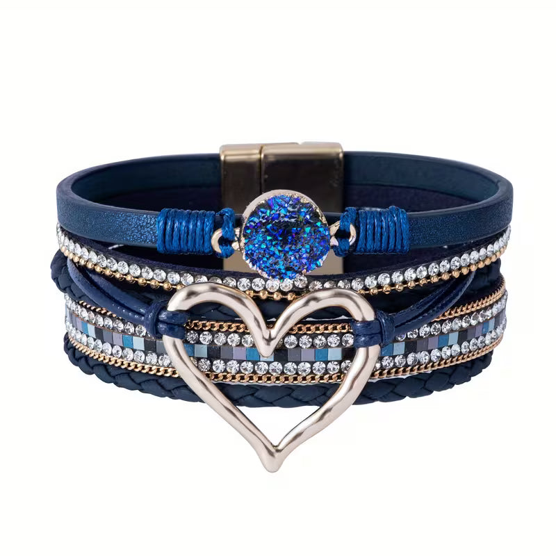 Boheme Heart Luxe Multi-Layer Bracelet
