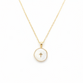 Lumi Cross Enamel Necklace