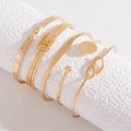 Aurea Knot Vintage Open Bangle Set