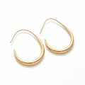 Timeless Elegance Teardrop Hoop Earrings