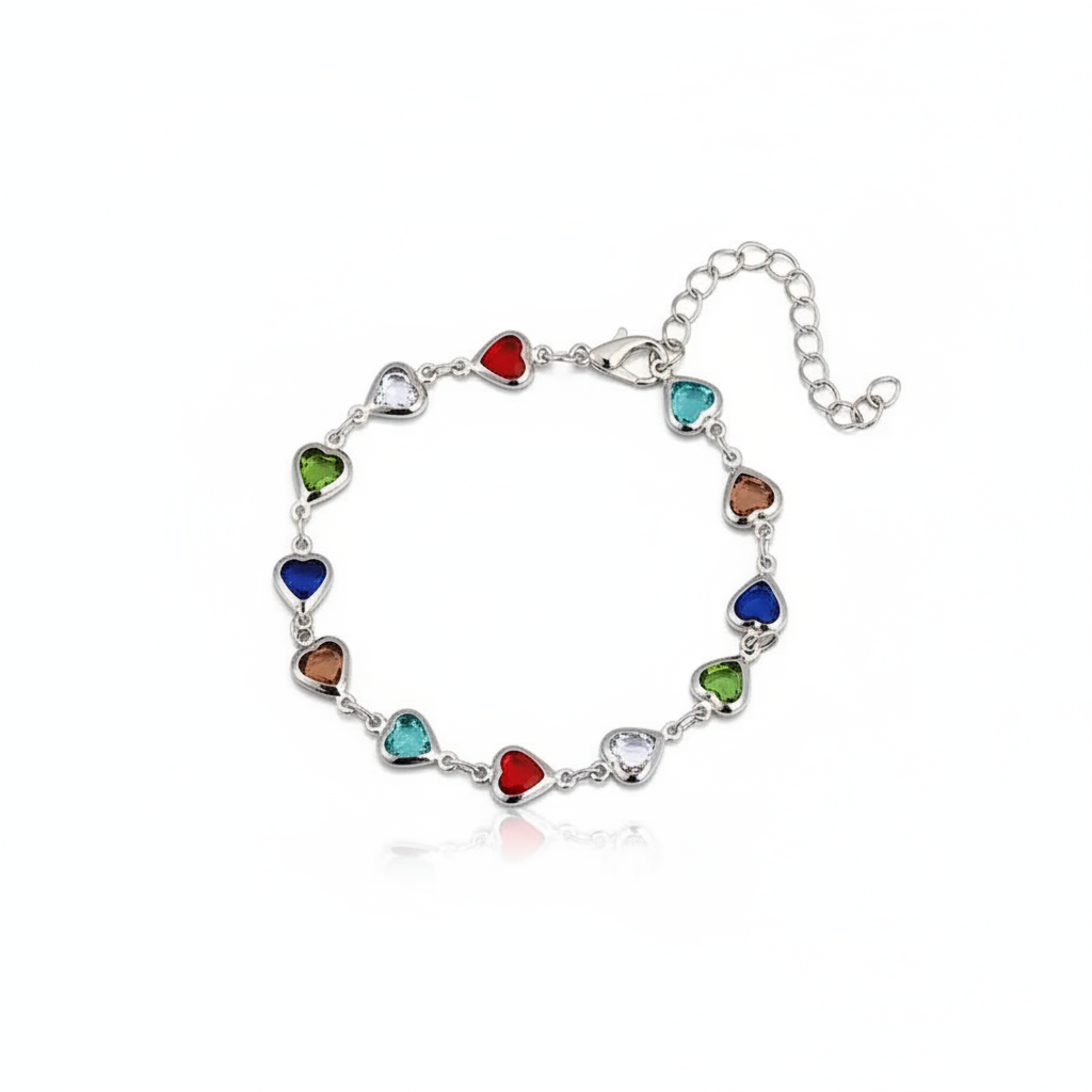 Sweetheart Charm Heart Bracelet