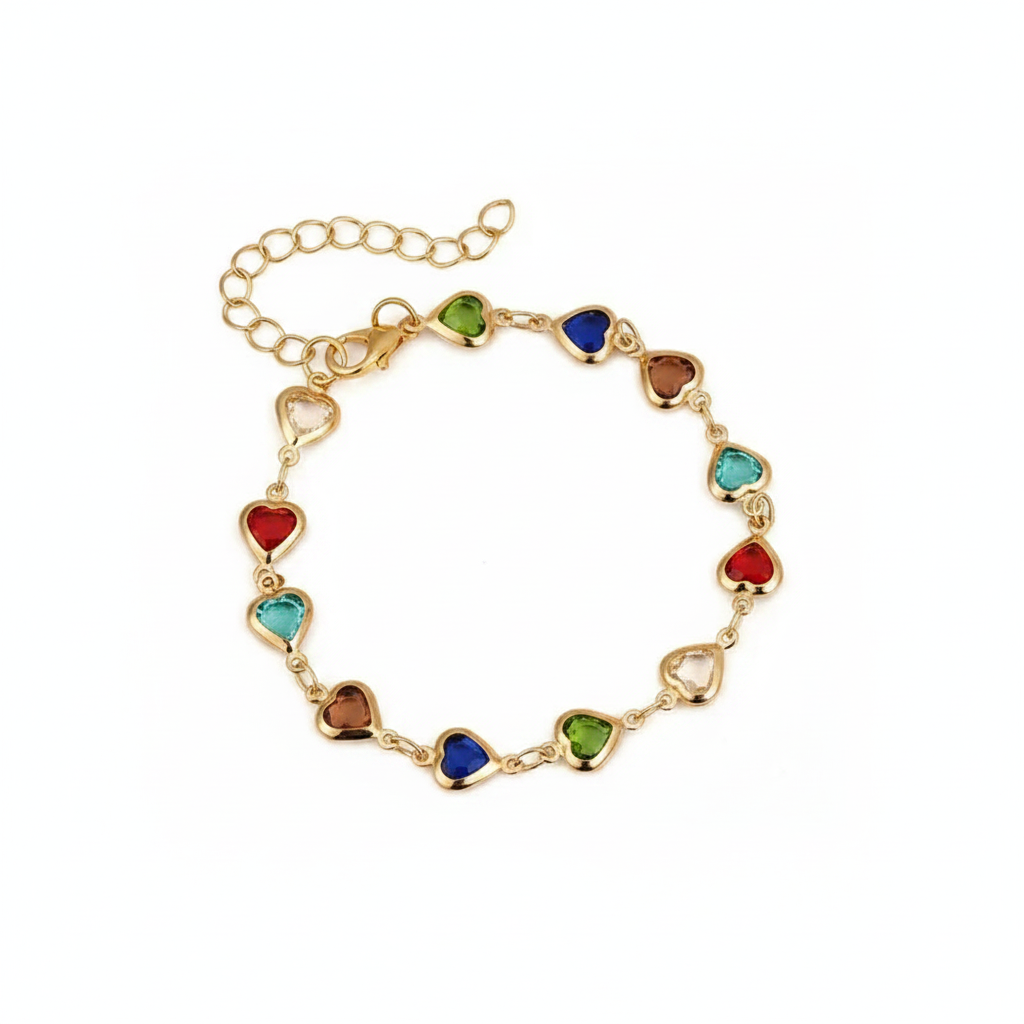 Sweetheart Charm Heart Bracelet