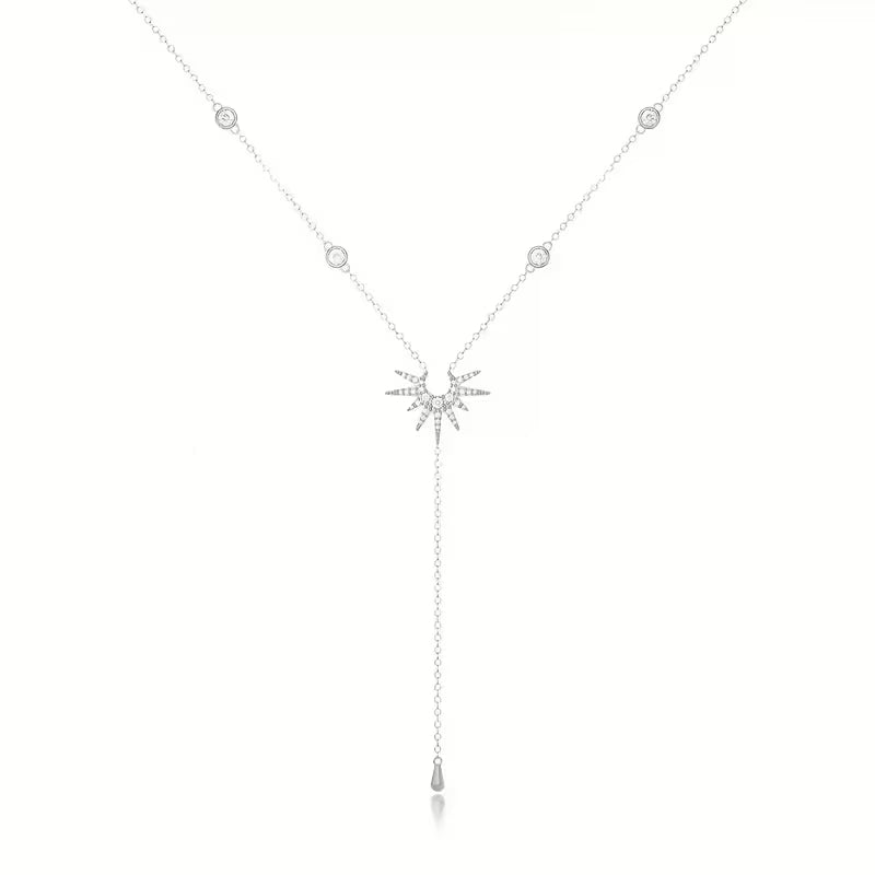 Sunflare Bloom Pendant Necklace
