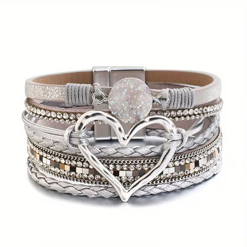Boheme Heart Luxe Multi-Layer Bracelet
