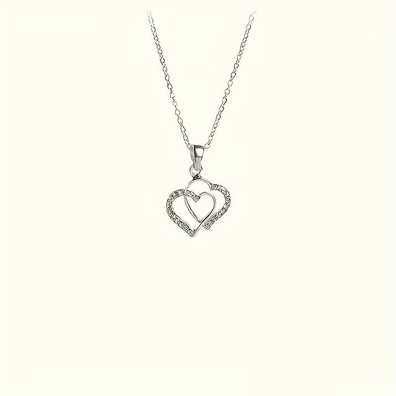 Lumi Double Heart Necklace