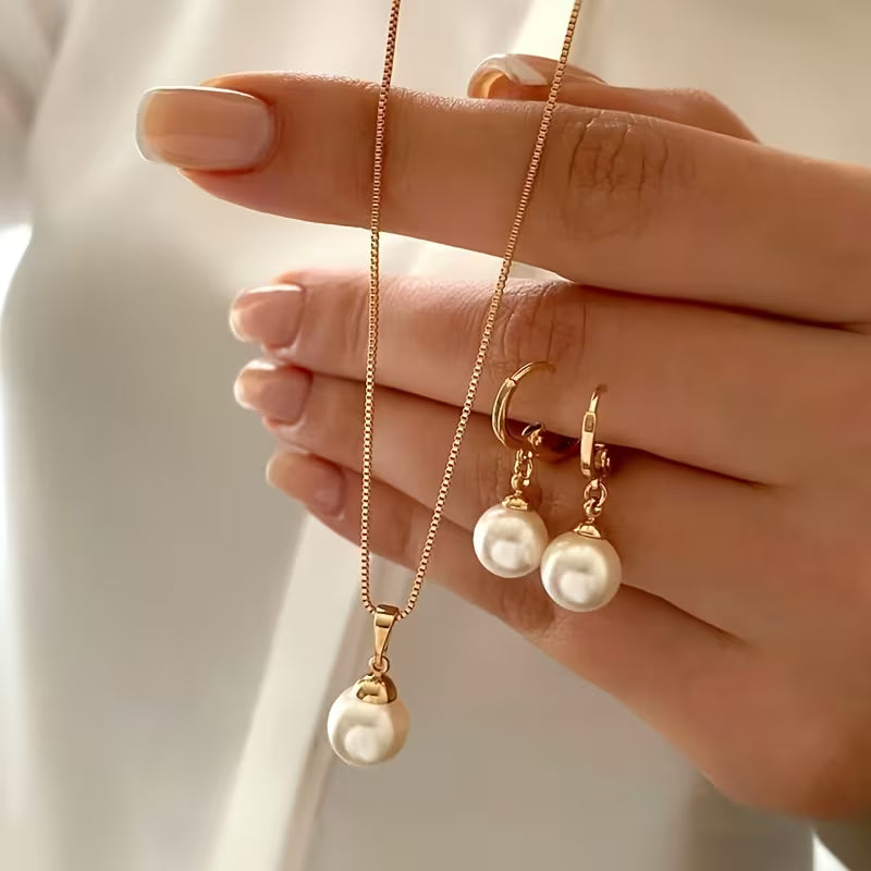 Ivory Grace Pearl Set