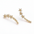 Éclat Floral Sequin Stud Earrings