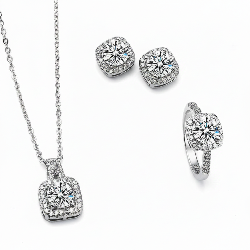 Celestial Glow™ 4-Piece Crystal Jewelry Set