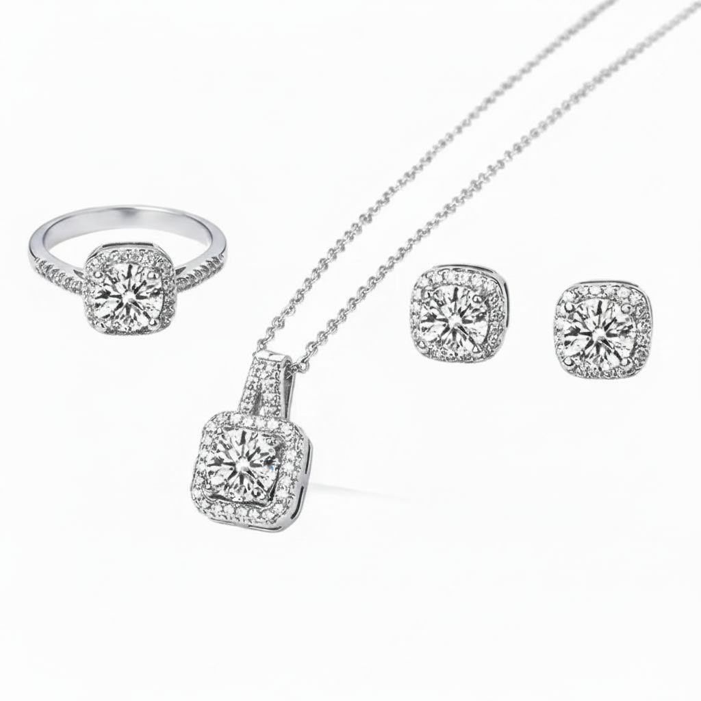 Celestial Glow™ 4-Piece Crystal Jewelry Set