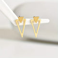 GeoGlow™ Minimalist Triangle Earrings