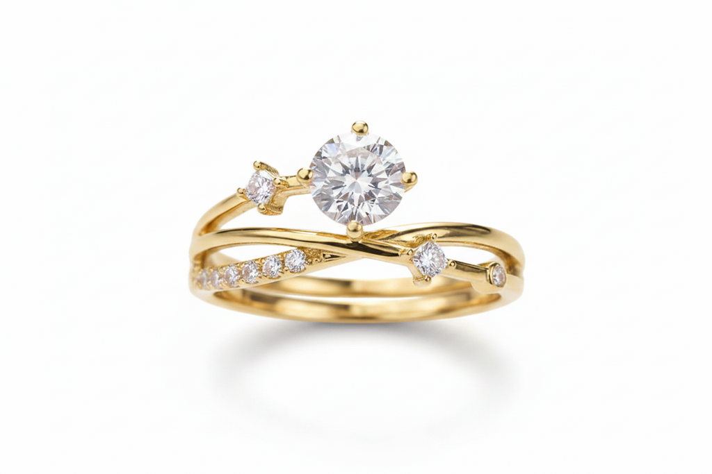 Celestial Luxe Starry Sky Ring