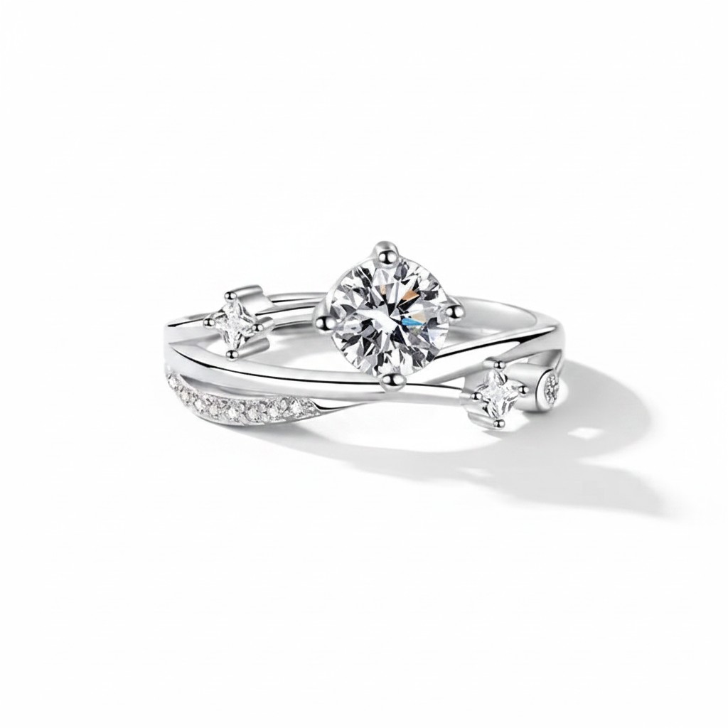Celestial Luxe Starry Sky Ring